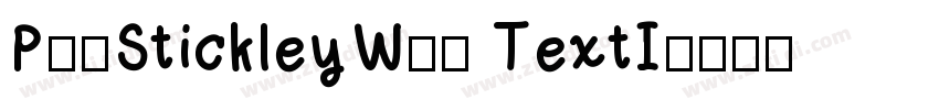 P22StickleyW03 TextI字体转换